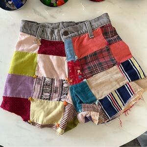 Vintage patchwork shorts 24